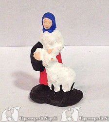 donna con capra