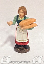 donna con pane